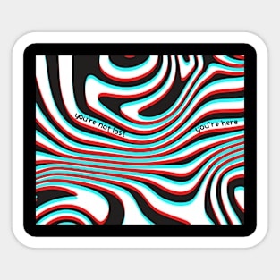 Line Abstract Pattern Sticker